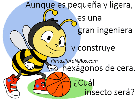 adivinanza de abejas y su habitat