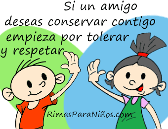 Rima de amistad divertida