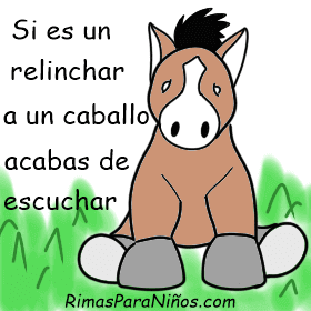 rima de caballo divertida