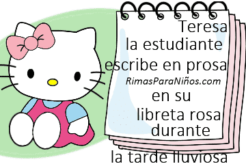 rima de rosa entretenida