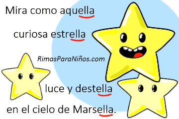 rima de estrella divertida