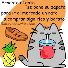 rima de gato divertida