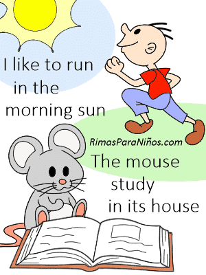 rima en ingles divertida