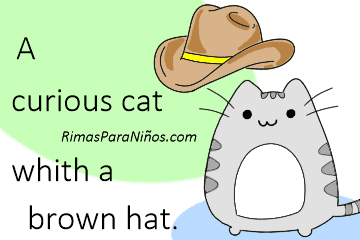 rima en inglés del gato