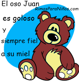 rima de oso divertida