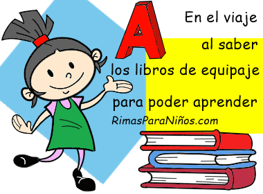 rima para niño de preescolar divertida
