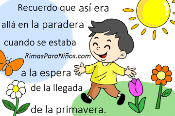 rima de primavera entretenida